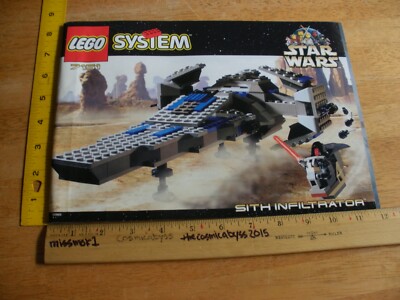 LEGO 7151 Star Wars Sith Infiltrator assembly booklet Instruction