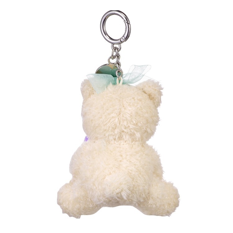 STARBUCKS Korea 2024 Thanks Flower Bearista Plush Keychain