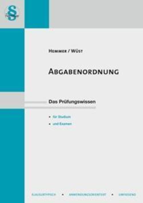 Thumbnail - Abgabenordnung Steuerschuldrecht. Steuerverfahrensrecht U. A. Das