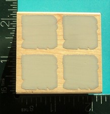 FOUR SMALL SOLIDS SHADOW Rubber Stamp by Hero Arts