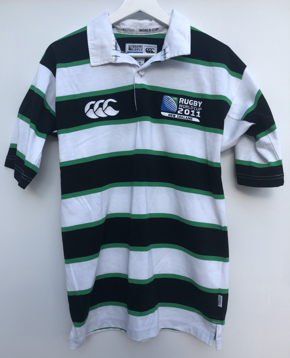 Canterbury ラガーシャツ Rugby World Cup 2011 Canterbury World Cup 2011 Rugby Polo Shirt New Zealand White