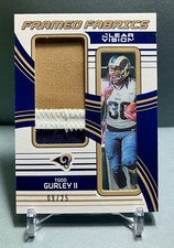 2016 TODD GURLEY II Clear Vision Framed Fabric 09/25 Card# 9