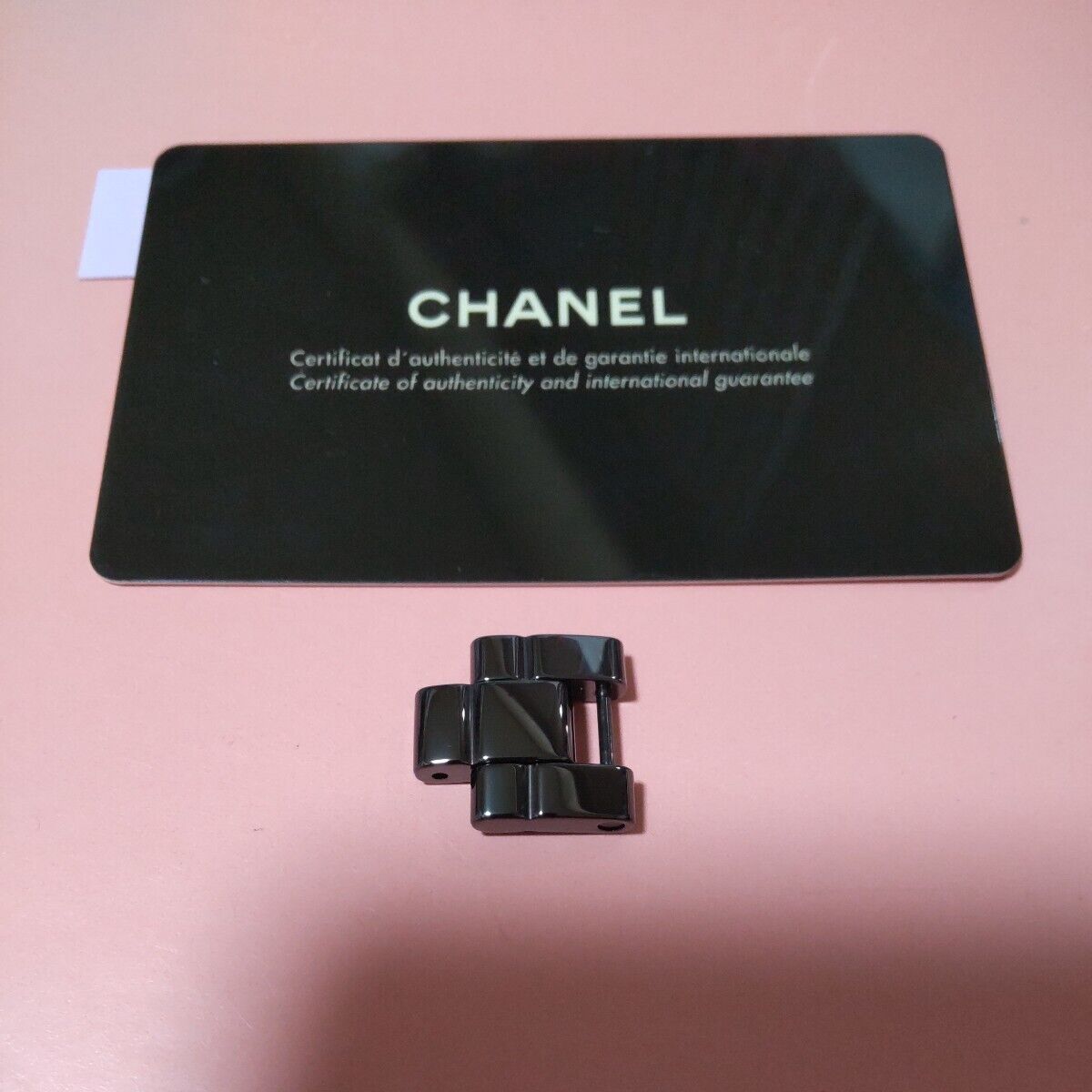 CHANEL Genuine J12 BK Piece Ceramic Belt Black Bracelet CHANEL Genuine J12 BK Piece Ceramic Belt Black Bracelet