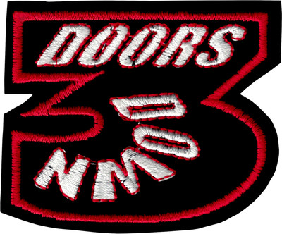 Patch Three Doors Down Logo Rock Music Band Embroidered Iron On Gift  #19131
