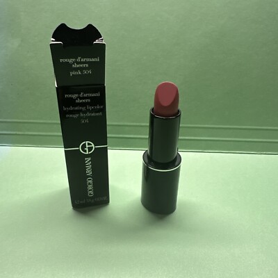 Giorgio Armani-Rouge D'Armani Sheers Hydrating Lip Color 504 Pink