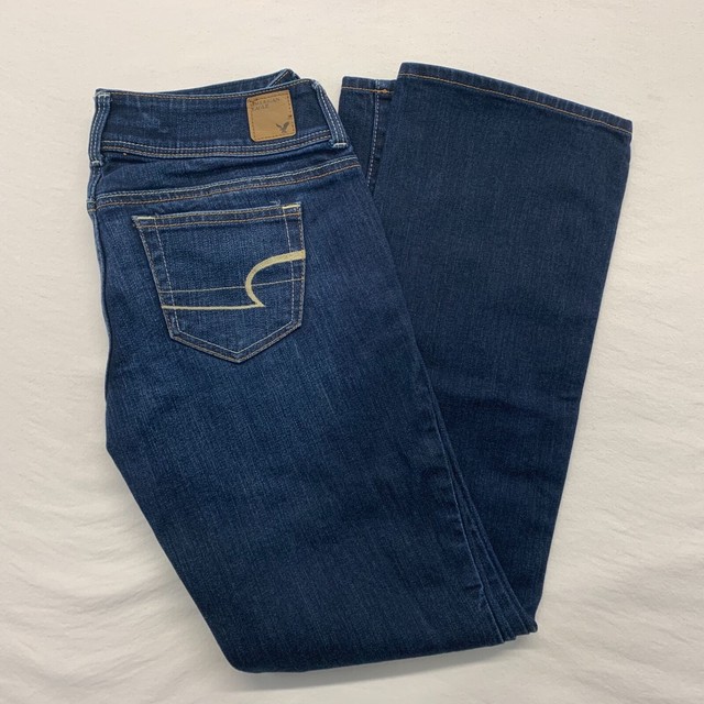 American Eagle Slim Boot Cut Jeans Women's Size 4 Short Stretch Low ...