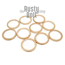 M16 - 16mm - Crush Washers Copper, Brakes Fuel Oil Turbo, 16 x 20 x 1.5