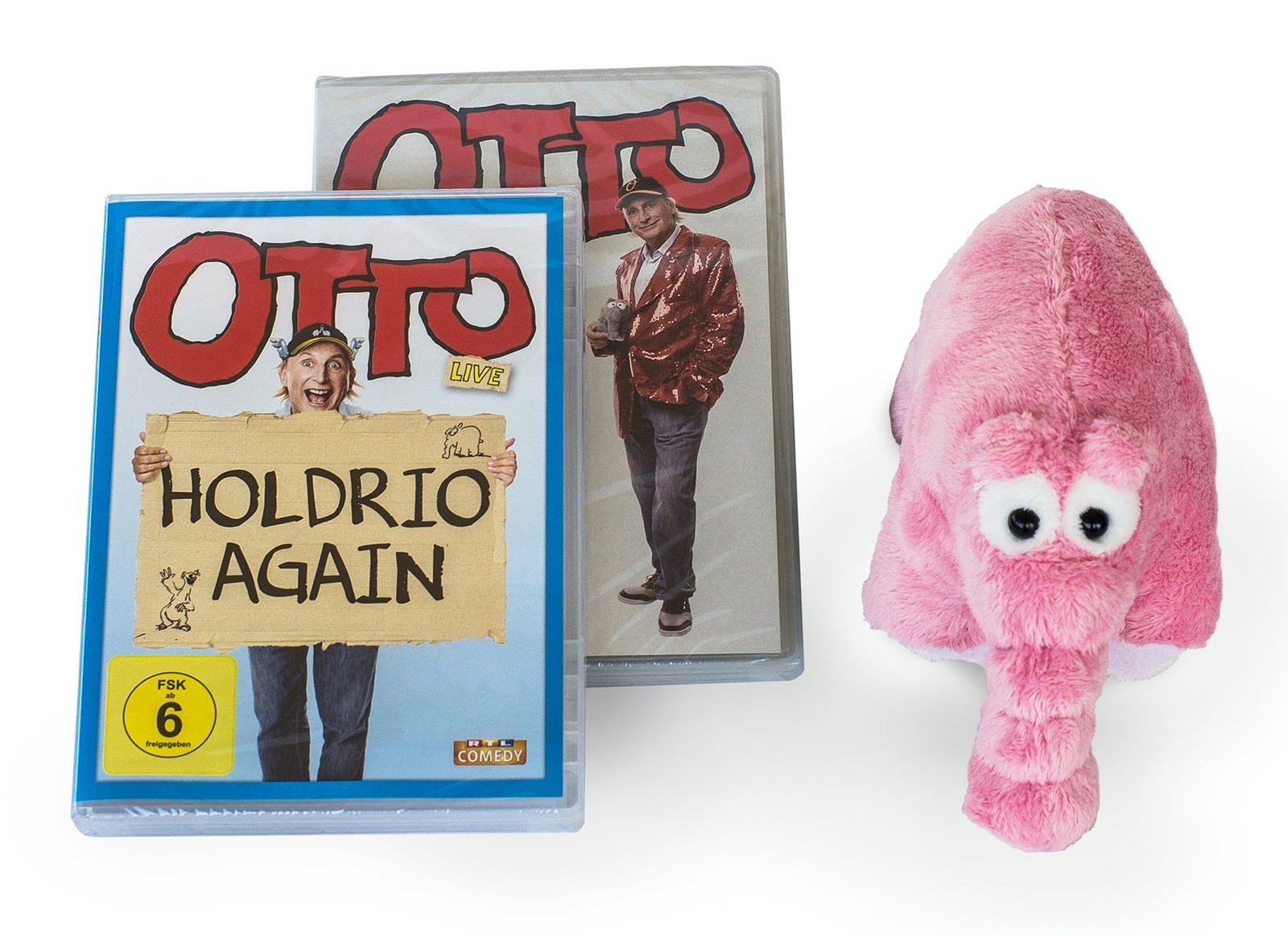 Otto Waalkes - 70 Jahre Otto Box (+ rosa Plüschottifant) [3 DVDs] (DVD) Waalkes