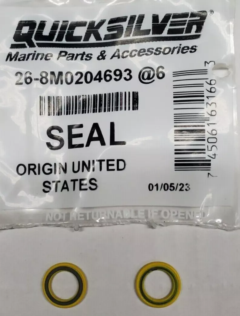 MERCURY MERCRUISER OEM LOWER UNIT GEAR CASE SEAL 26-8M0204693 26 