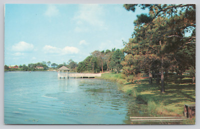 Silver Lake Rehoboth Beach DE Postcard Dewey Lake Comegys Freshwater Bird Refuge