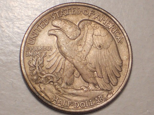 1936 Walking Liberty Half Dollar (XF+ & Attractive) - Picture 7 of 9
