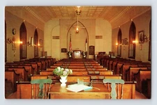 Postcard Iowa Nashua IA Little Brown Church Vale 1960s Unposted Chrome