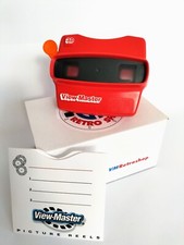1990s Red Tyco VIEW-MASTER Model L 3D Viewer in New Designed Box