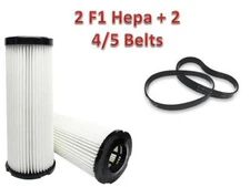 2 Dirt Devil F1 HEPA Filters Breeze, Featherlite, Scorpion, Vision + 2 4/5 Belts