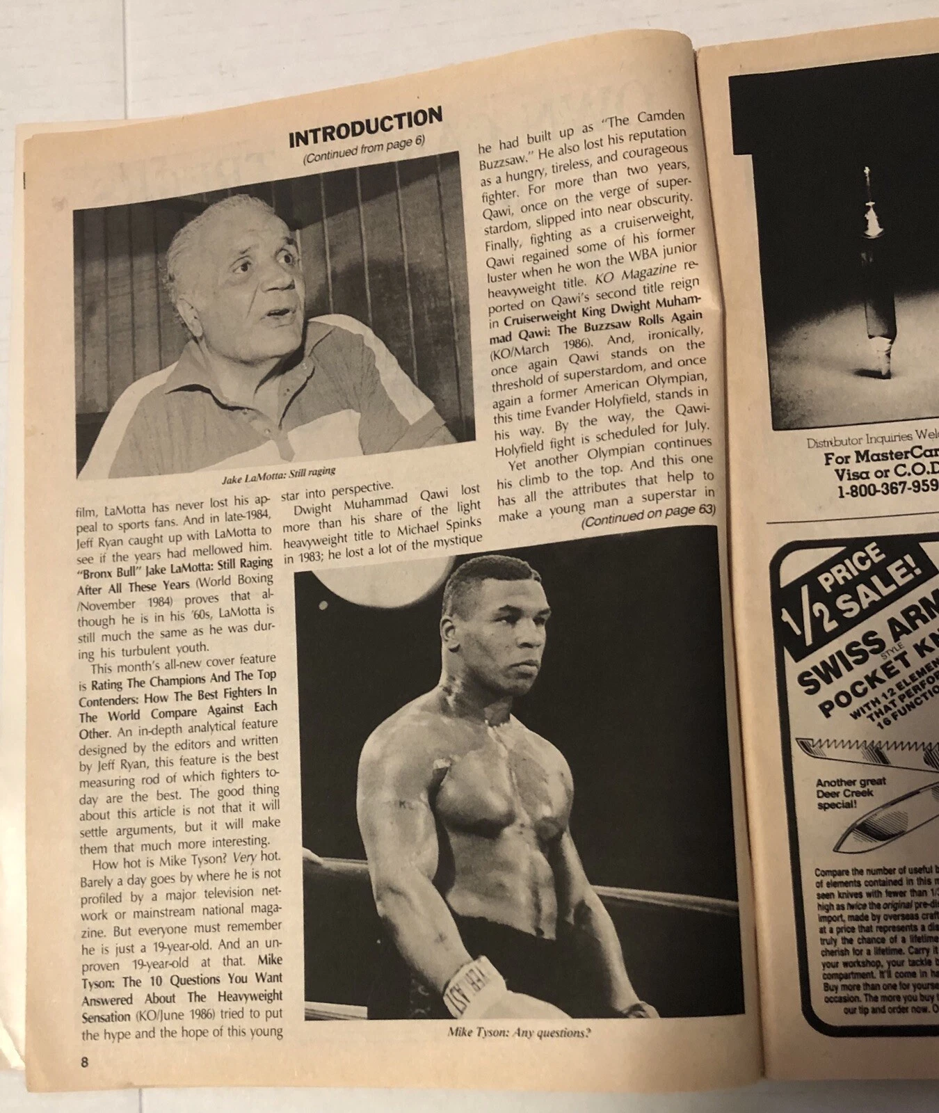 Boxing 86 Magazine Mugabi Vs Hagler - Mike Tyson Vs Zouski 1986 - 画像4/10