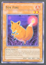 Yugioh TCG - Fox Fire - SD3-EN013 - Light Play - LP - 1st Edition - Common, 2005