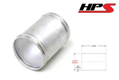 HPS 6061 T6 Aluminum Joiner Tubing - 2.25" OD, 3" Length, 16 Gauge With Bead Roll - View #8