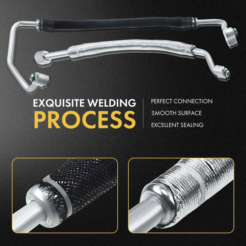 Conjunto de línea de succión y descarga 2 piezas para Honda Accord 1990 1991 1992 1993 2,2 L Foto 4 de 4