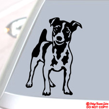 JACK RUSSELL TERRIER Vinyl Decal Sticker Car Window Wall Bumper Dog Puppy Love