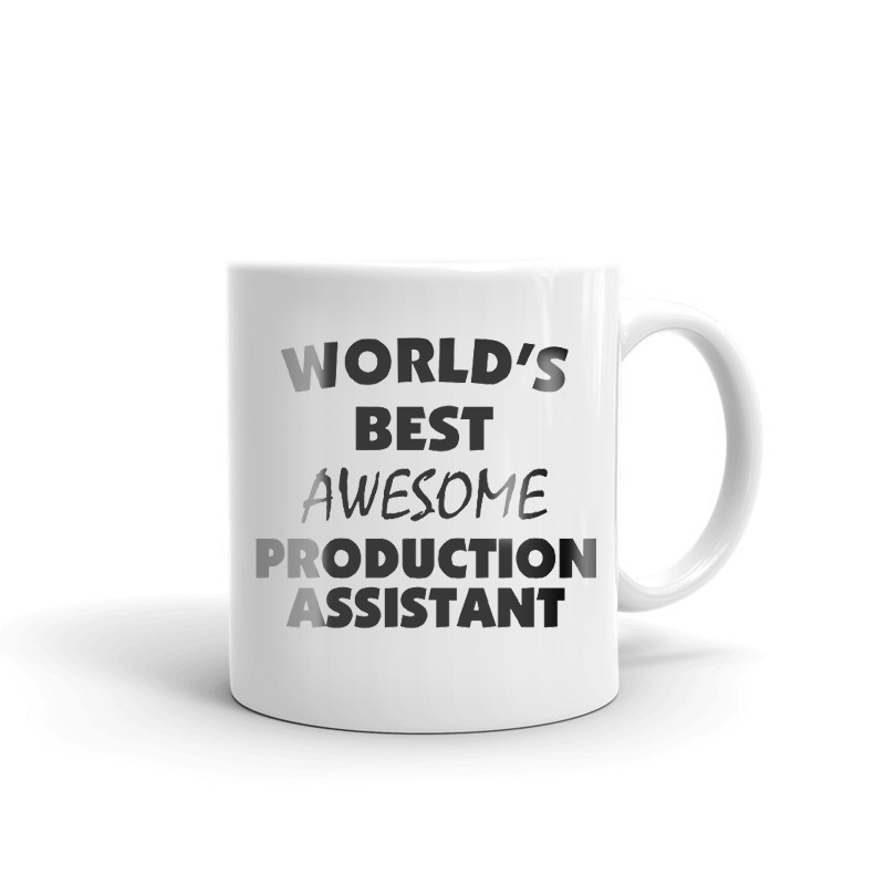 World's Best Awesome Production Assistant Coffee Tea Ceramic Mug Office Cup Gift