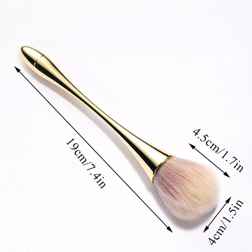 Large Soft Beauty Powder Big Blush Brush Foundation Make Up Tool Cosmetics UK - Picture 14 of 21