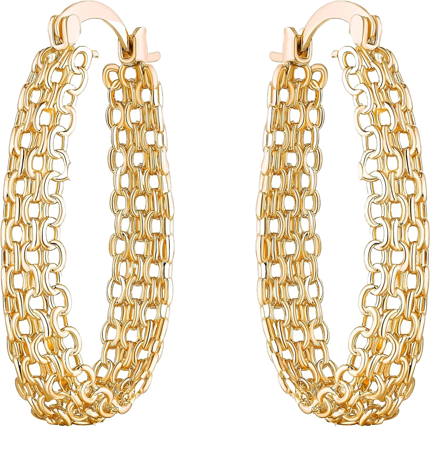 Brass Plated Fashion Earrings
