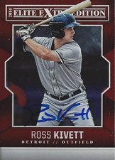 Ross Kivett Detroit Tigers 2014 Panini Elite Signed Card