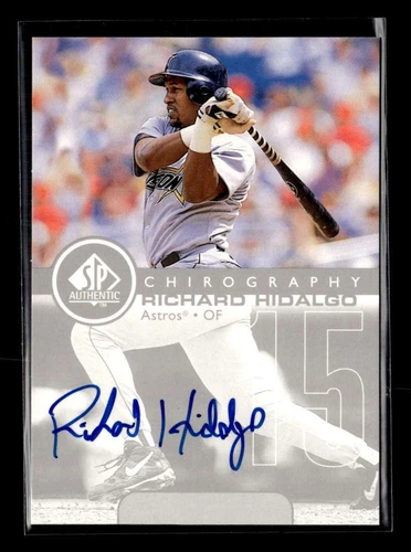 1999 SP Authentic Richard Hidalgo Chirography Autograph Auto Astros FX1603