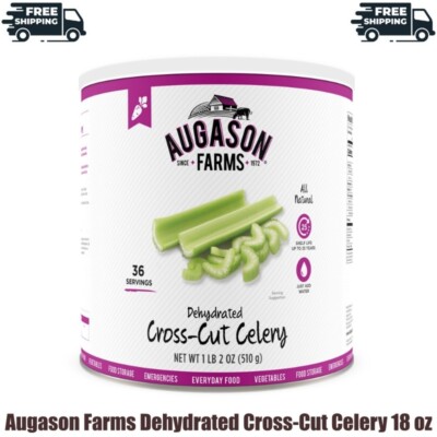 Augason Farms Dehydrated Cross-Cut Celery 18 oz