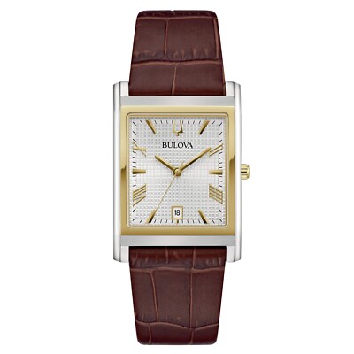 Armbanduhr Bulova Classic Rectangle Quarz 98b430