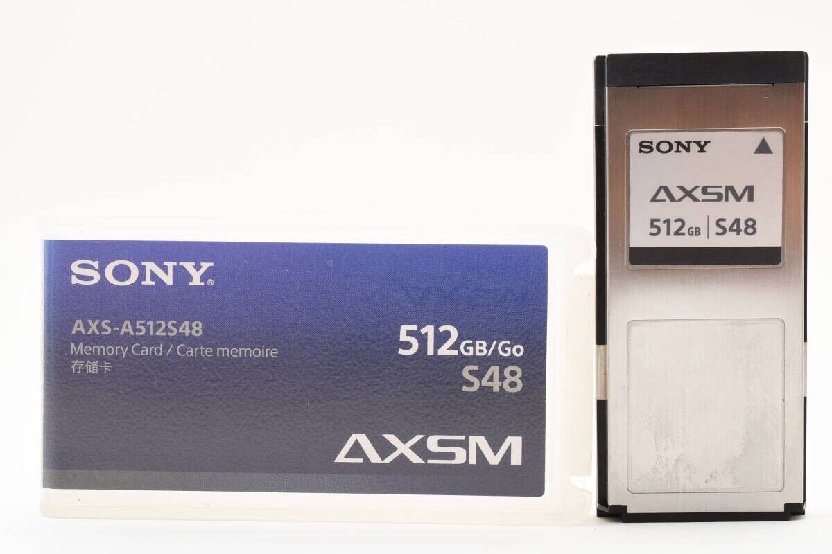 Sony AXSM 512gb s48 Memory Card Model AXS A512S48 with case Sony AXSM 512gb s48 Memory Card Model AXS A512S48 with case