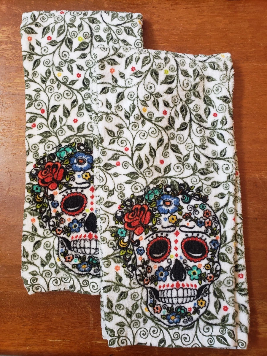 Skull towel set sale