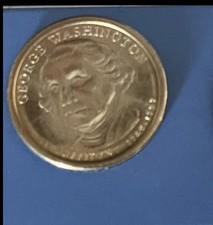 George Washington Presidential $1 Coins 2007 D Extra Fine. From US Mint  Rare