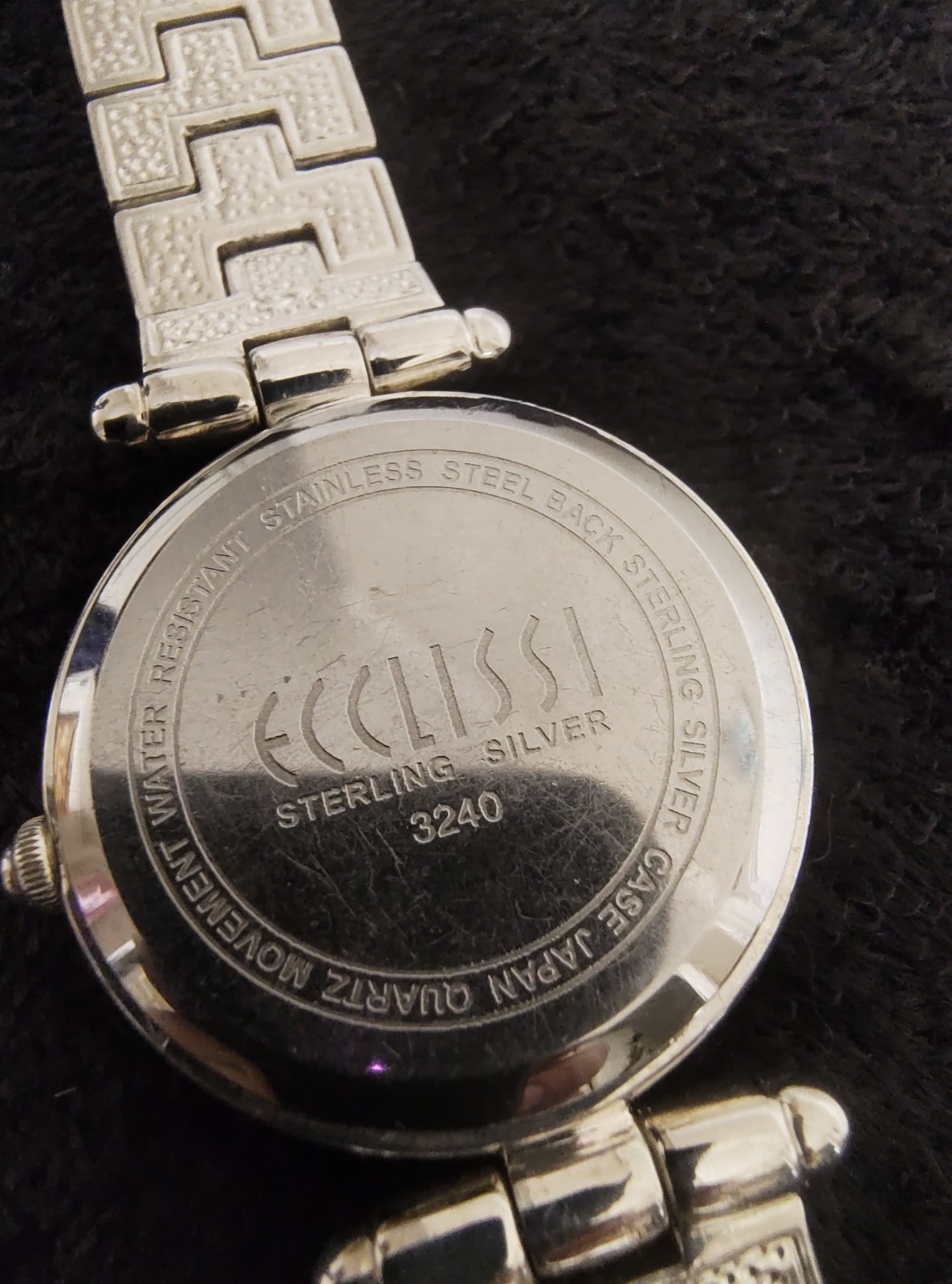 Solid Sterling Silver Ecclissi Women's Quartz Wat… - image 9