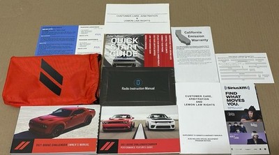 2021 DODGE CHALLENGER OWNERS MANUAL SRT HELL SCAT CAT RT GT SPORT AWD RWD V8 V6
