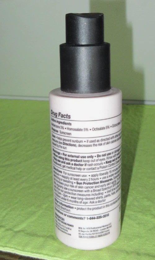 NYX Bare With Me Daily Moisturizing Primer 2.5 fl oz SPF 30 Sunscreen **NEW** - Image 2 of 2