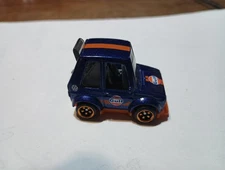 Hot Wheels Walmart Exclusive Tooned Gulf Series Tooned Volkswagen Golf MK1 Loose