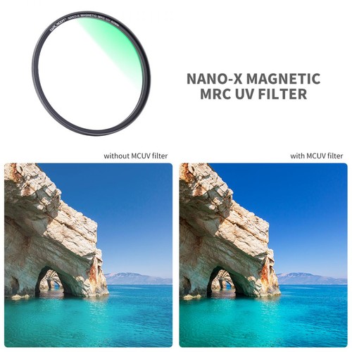 K&F Concept 52mm 3-Piece Magnetic Lens Filter Kit with MCUV, CPL and ND1000 - Picture 8 of 14
