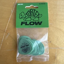Jim Dunlop Tortex Flow Picks 88mm Green Guitar Picks Superior Precision