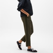 Athleta Brooklyn Mid Rise Ankle Pant Forest Green   6
