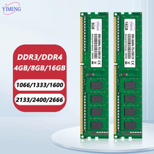 DDR3 DDR4 4GB 8GB 16GB Desktop Memory Ram PC4 1.2V 2133 2400 2666 3200Mhz PC3 1.