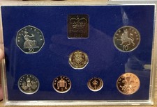 1982 Proof Coinage of Great Britain and Northern Ireland 7 Piece Coin Set