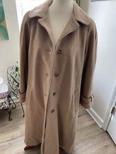 Vtg Norm Thompson Sz 10 Women Cashmere/Wool Blend Coat Made In The Uk