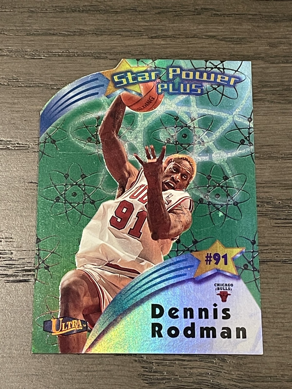 1997-98 Fleer Ultra Star Power Plus Dennis Rodman #10SPP Chicago Bulls