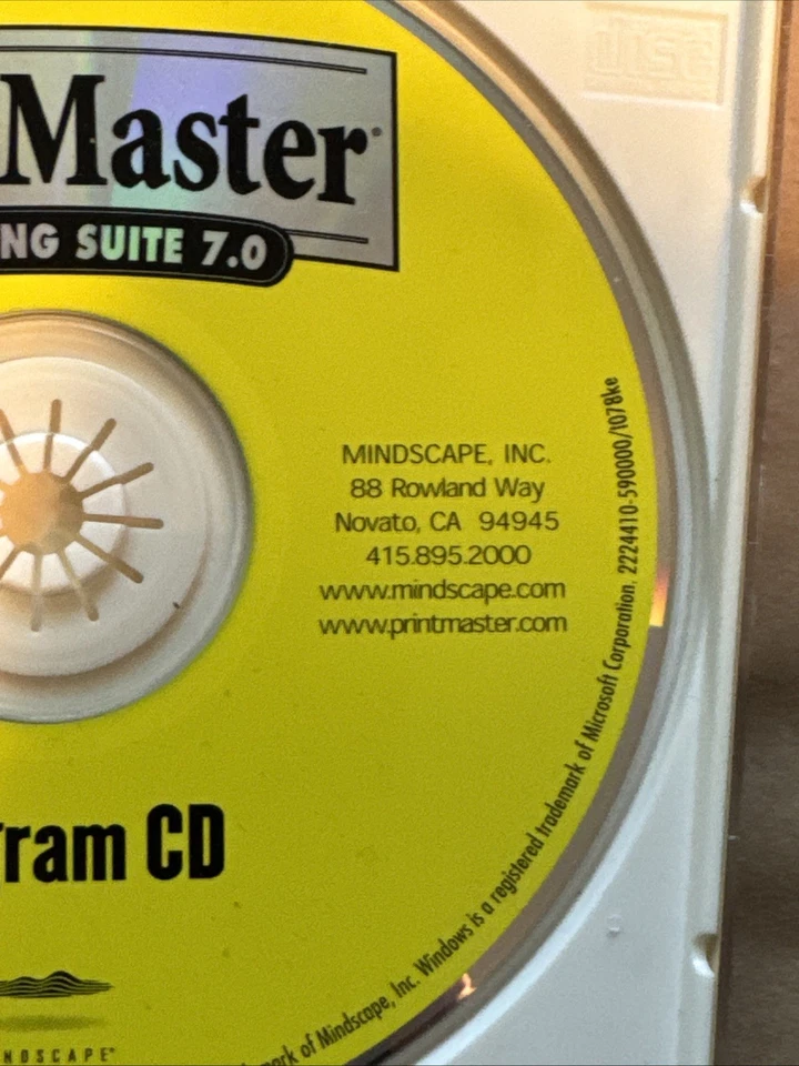 Printmaster Desktop Publishing Art Suite 7.0 Complete Software CD ROM Windows 95 - Image 4 of 4