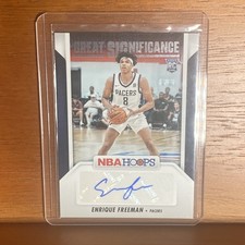 2024-25 Panini NBA Hoops Enrique Freeman RC Great Significance #GS-EFP Pacers
