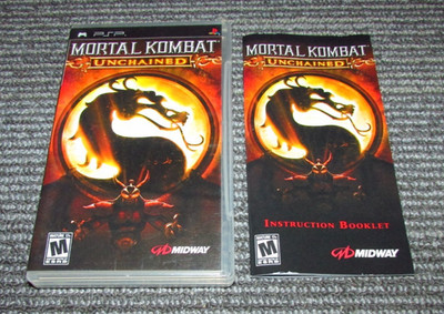 Mortal Kombat Unchained (Case & Manual Only) Sony PSP Authentic