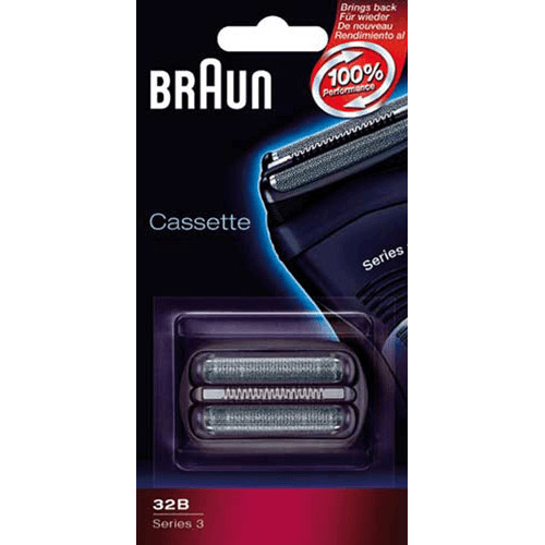 Grille rasoir 32B cassette noir pour stopper les irritations et poils incarnés