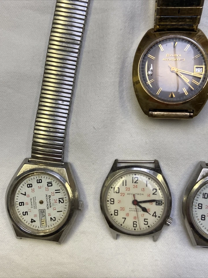 Bulova Accutron Lot For Parts And Repair - Image 2 of 4