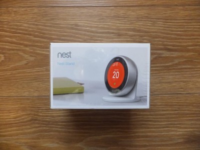 Google Nest Stand 3. Generation Lernthermostat Ständer Weiß Brandneu Versiegelt